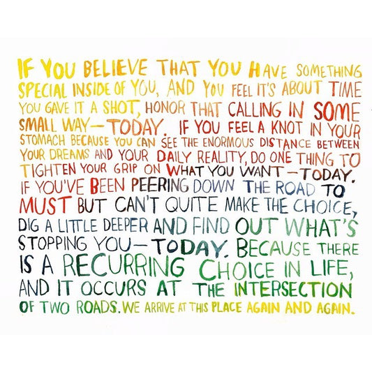 Something Special Inside of You print from The Crossroads of Should and Must